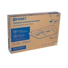 Campana extractora 75cm, empotrable, acero inoxidable, FOSET 7