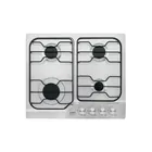 Parrilla gas empotrable 60 cm, 4 quemadores, esmalte, FOSET 1