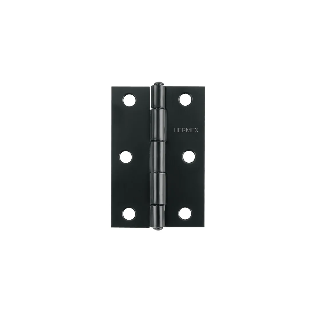 Bisagra rectangular 3 x 2', acero negro mate, HERMEX