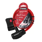 Candado de cable con llave, 10 mm X 1.0 m, HERMEX 3