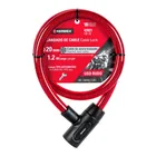 Candado de cable con llave, 20 mm X 1.20 m, HERMEX 3