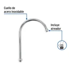 Cuello alto/curvo para mezcladora de fregadero, cromo, BASIC 2