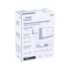 Dispensador chico para toallas de papel, humo, FOSET BASIC 4