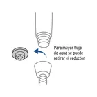Regadera de teléfono 3-1/4, ABS, con soporte, cromo, AERO 2