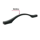 Jaladera de 128mm, línea Segovia, negro, HERMEX 2