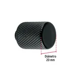 Perilla metálica estilo 'Cádiz', negro, HERMEX 3