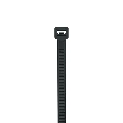 Bolsa con 10 cinchos plásticos 175 lb, 450 x 9 mm, negro
