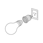 Portalámpara de baquelita, con adaptador a granel, VOLTECK 4