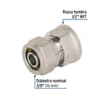 Conector para PEALPE, 3/8', con rosca hembra, FOSET 3