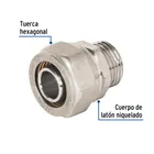 Conector para PEALPE, 1/2', con rosca macho, FOSET 2