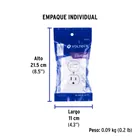Placa armada interruptor y contacto, línea Standard, blanco 5