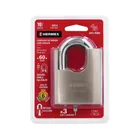 Candado de hierro 60 mm con coraza, llave de disco, HERMEX 6