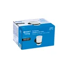 Portavaso cepillero negro con vaso de vidrio, FOSET TÚBIG 4