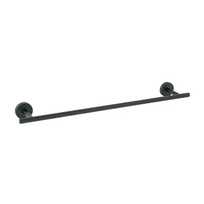 Toallero de barra metálico acabado negro, FOSET TÚBIG