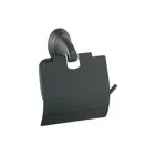 Portarrollo con cubierta, negro, FOSET AQUA 1