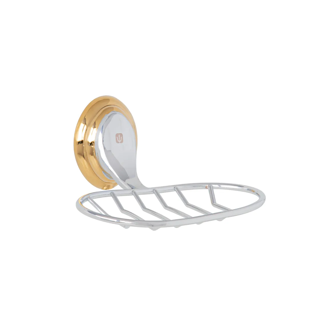 Jabonera de rejilla, cromo-oro, FOSET AQUA