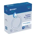 Toallero de argolla, cromo, FOSET AQUA 4