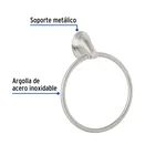 Toallero de argolla, níquel satín, FOSET AQUA 2