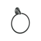 Toallero de argolla, negro, FOSET AQUA 1