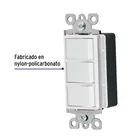 Interruptor triple, línea Classic, VOLTECK 2