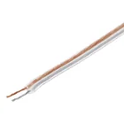 Rollo de 100 m cable polarizado transparente p/bocina 20 AWG 3