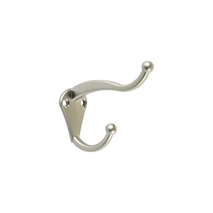 Gancho tipo perchero sombrero y abrigo, 4 cm, cromo, HERMEX