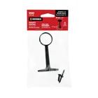 Soporte central para tubo redondo de clóset, negro mate 5
