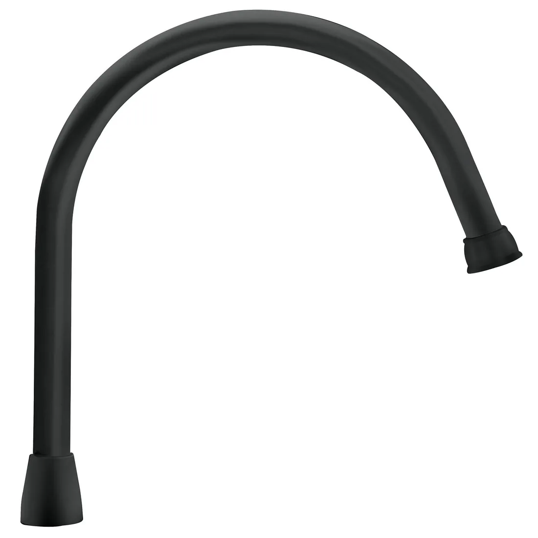 Cuello largo para mezcladora de fregadero, negro mate, AQUA