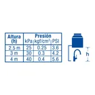Monomando corto para lavabo, cromo, FOSET TÚBIG 4