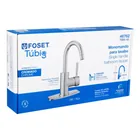 Monomando corto para lavabo, cromo, FOSET TÚBIG 5
