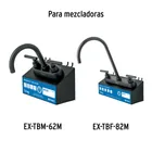 Juego de 2 manerales para mezcladora, palanca, negro, TÚBIG 4