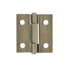 Bisagra rectangular 1 x 7/8', latón antiguo, HERMEX 1