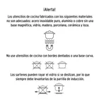 Parrilla inducción empotrable 60cm, 4 quem, vidrio, RIVIERA 5