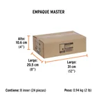 Broca para router, media caña, 1/4', TRUPER 7