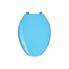 Asiento alargado para WC, abierto, azul, AQUA 1