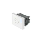 Interruptor para timbre, 1.5 módulos, línea Española, blanco 1