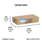 Interruptor para timbre, 1.5 módulos, línea Española, blanco 7