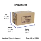 Interruptor para timbre, 1.5 módulos, línea Española, blanco 8