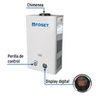 Calentador instantáneo, 11L, 2 servicios, gas natural, FOSET 2