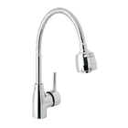 Monomando para fregadero con cuello flexible, cromo, TÚBIG 1