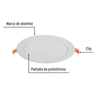 Luminario LED plafón 12W 3000K ultradelgado redondo, VOLTECK 2