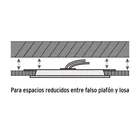 Luminario LED plafón 12W 3000K ultradelgado redondo, VOLTECK 4