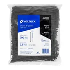 Bolsa con 1000 cinchos plásticos 40 lb, 200 x 3.5 mm, negro 3