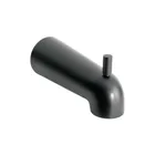 Salida de tina con desviador, negro, FOSET TÚBIG 1
