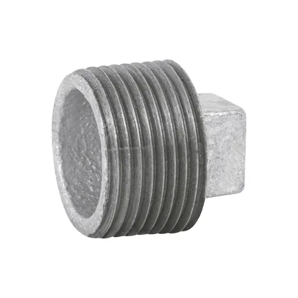 Tapón macho 1' de acero galvanizado, FOSET