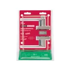 Cerradura manija 'Módena' p/baño, níquel satinado, HERMEX 2