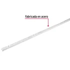 Cremallera sencilla blanca para ménsulas planas, 1.5m, FIERO 4