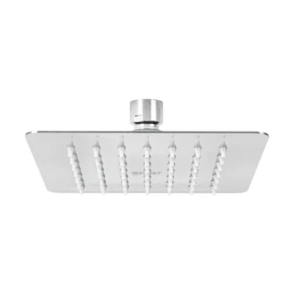 Regadera cuadrada 6', acero inox, sin brazo, cromo, TÚBIG