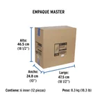 Regadera cuadrada 8', acero inox, sin brazo, satín, TÚBIG 9