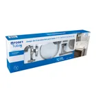 Juego de 6 accesorios para baño acabado cromo, FOSET TÚBIG 4